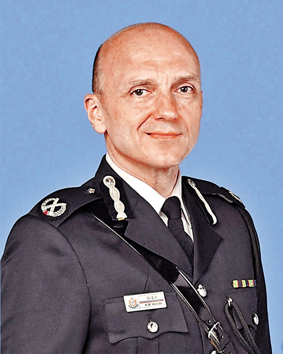 ●已退休的英籍前警務處助理處長鄔達士。 資料圖片