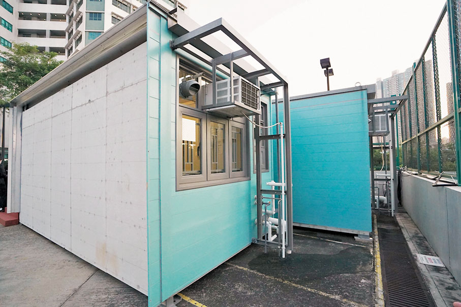 ● 首批單位預計明年第一季可入伙。 香港文匯報記者  攝