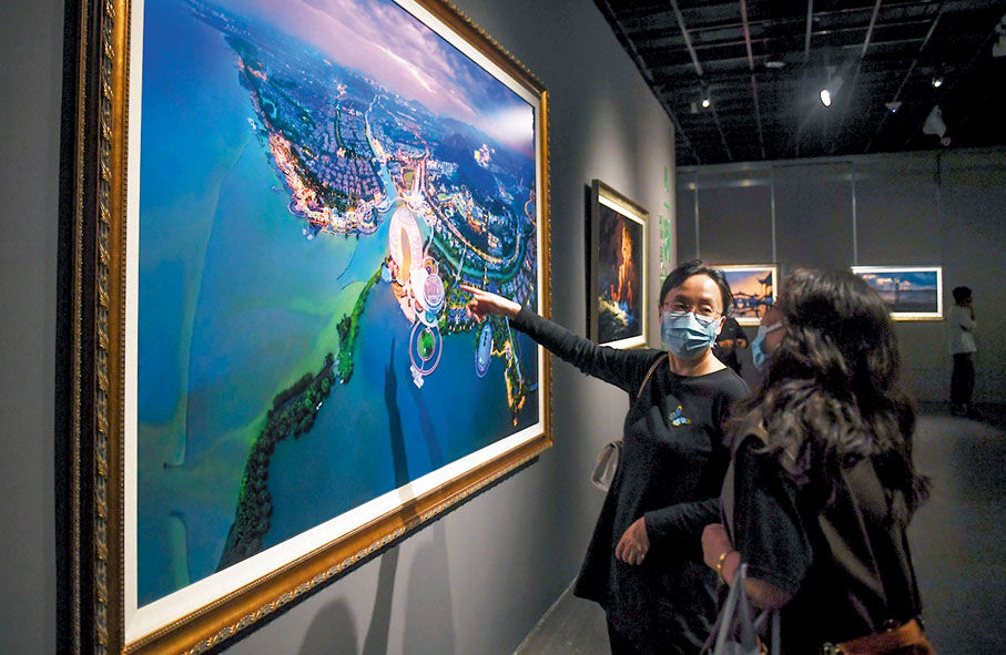 ●展覽《從「浙」裏看美麗中國》是文化周的展覽活動之一。