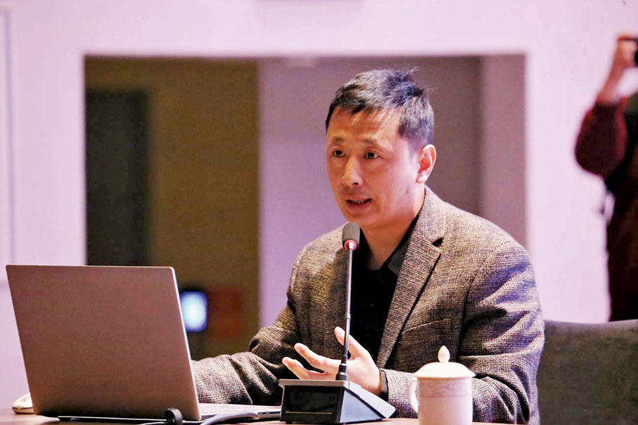 ●張興龍在貴州省博物館舉辦講座，致力讓「高冷」的考古，走向普羅的「小白」。