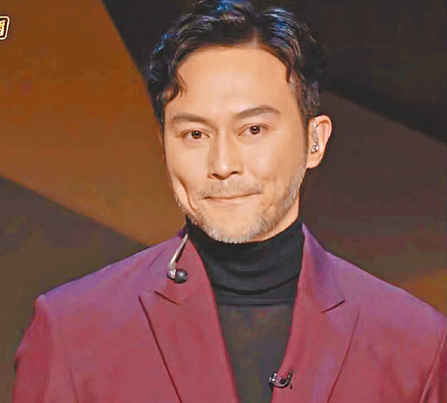 ●張智霖以白鬍鬚示人。