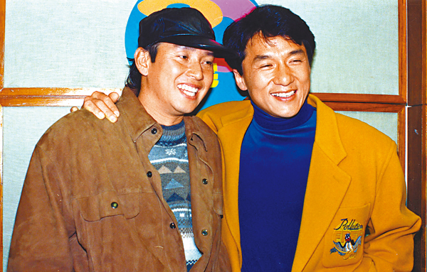 ●阿倫與成龍相識多年，感情深厚。資料圖片