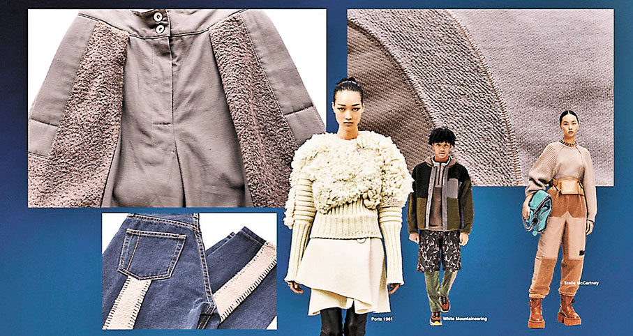 ●適用於秋冬季的厚重面料和絎縫，為原始趨勢帶來了奢華的美感。