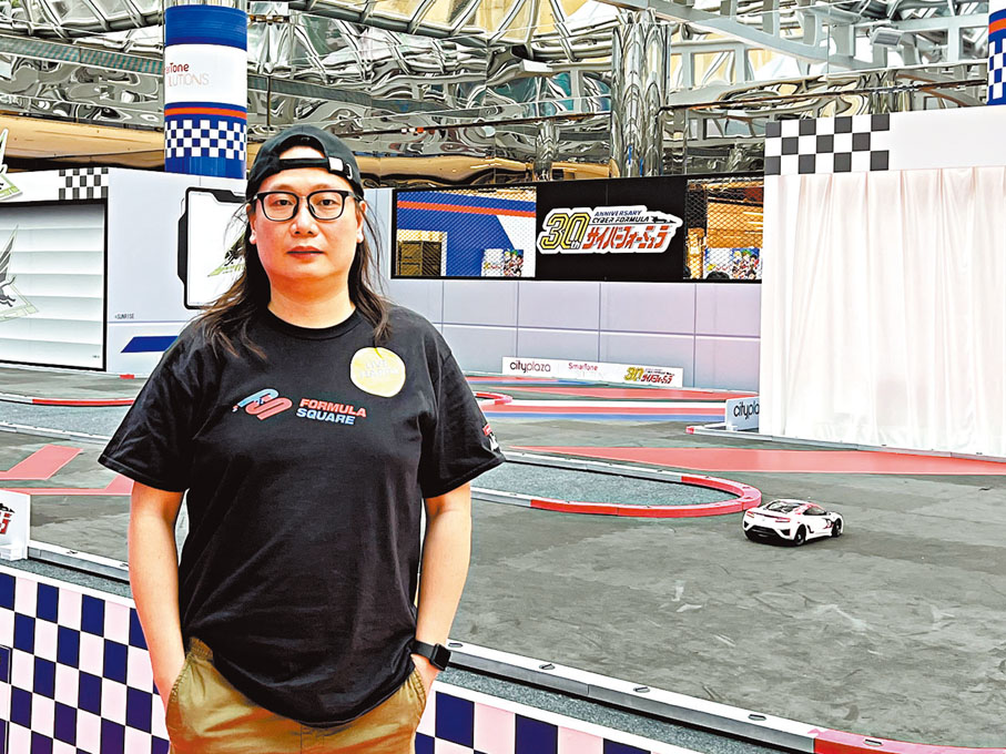 ●戴景樑認為賽車不一定只是玩物，將它投入Stem教育。