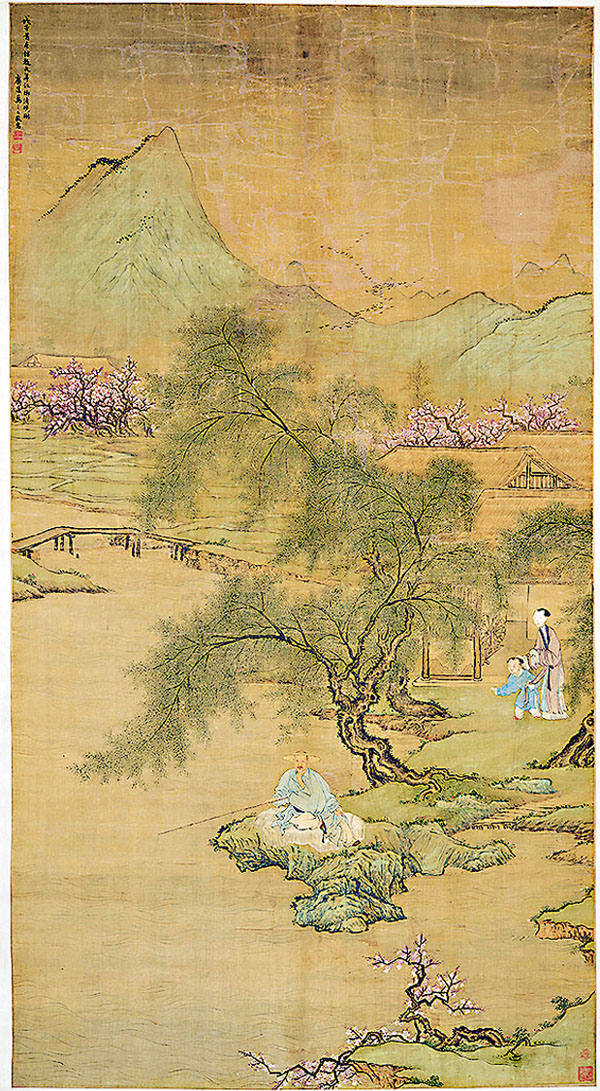 ●禹之鼎《江鄉清曉圖》