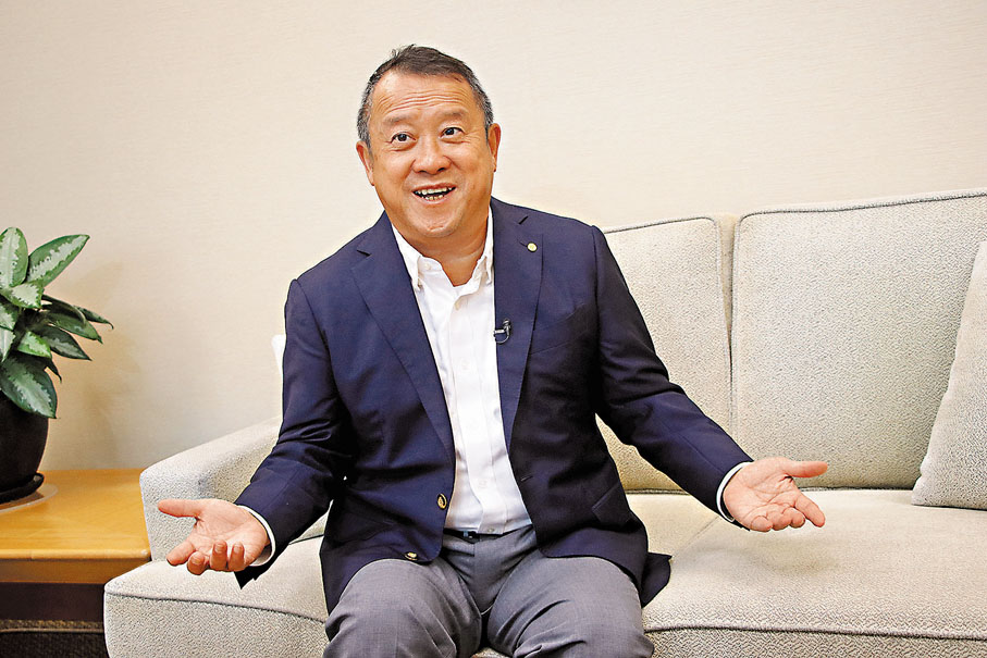 ●曾志偉對目前的工作充滿熱忱和衝勁。