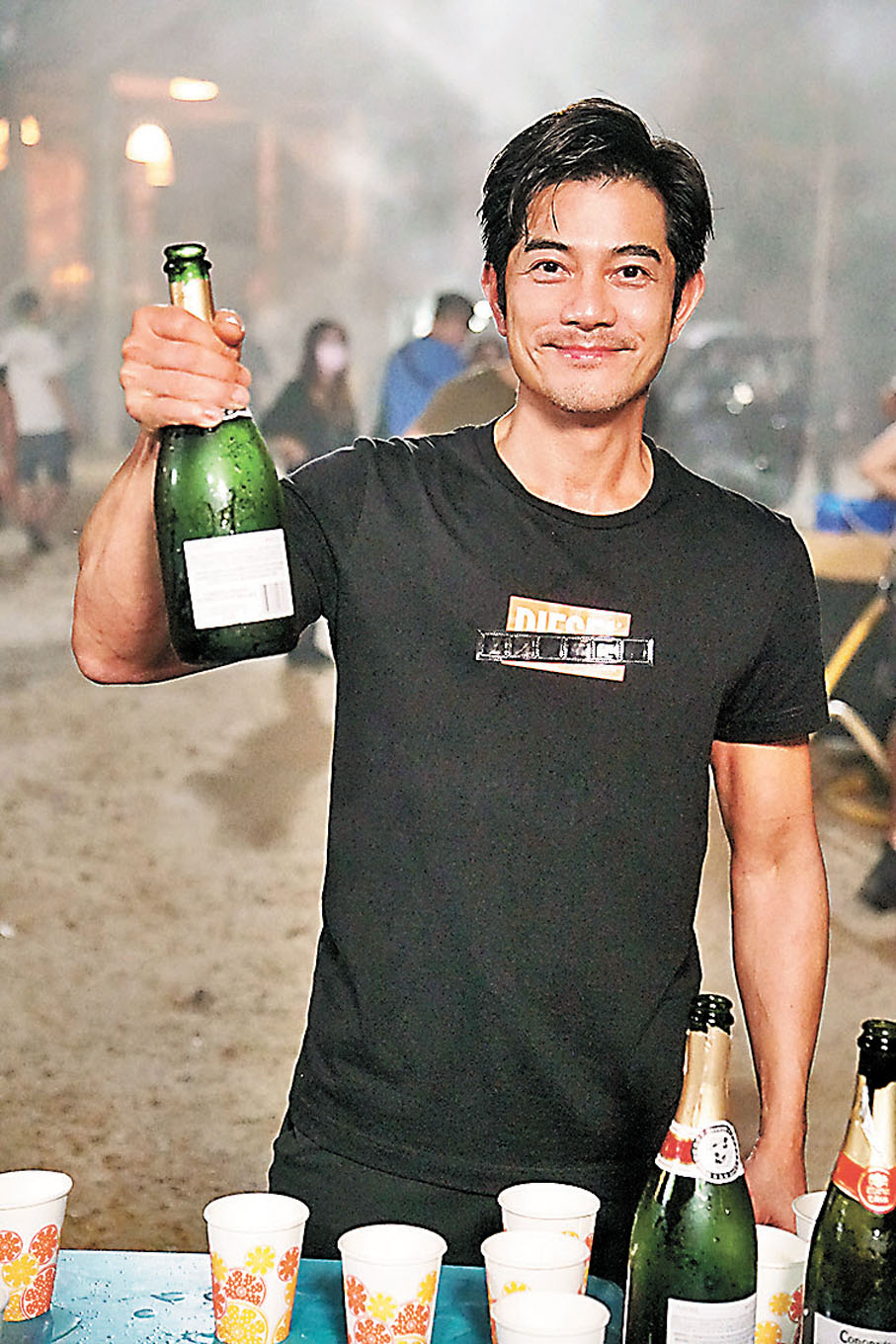 ●郭富城表示電影今次面對頗多考驗，而整個劇組非常齊心。