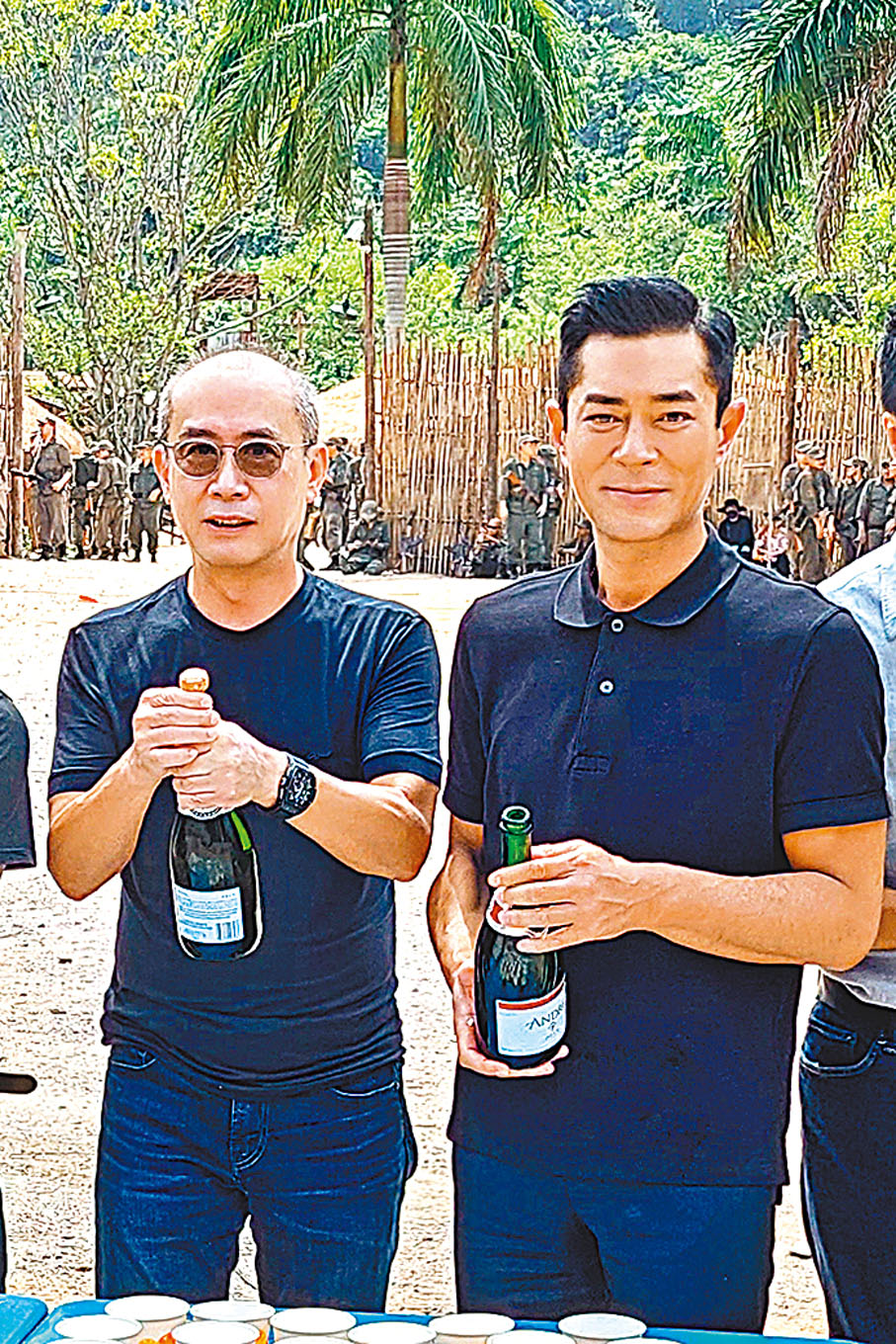 ●古天樂（右）的戲份日前已率先殺青。