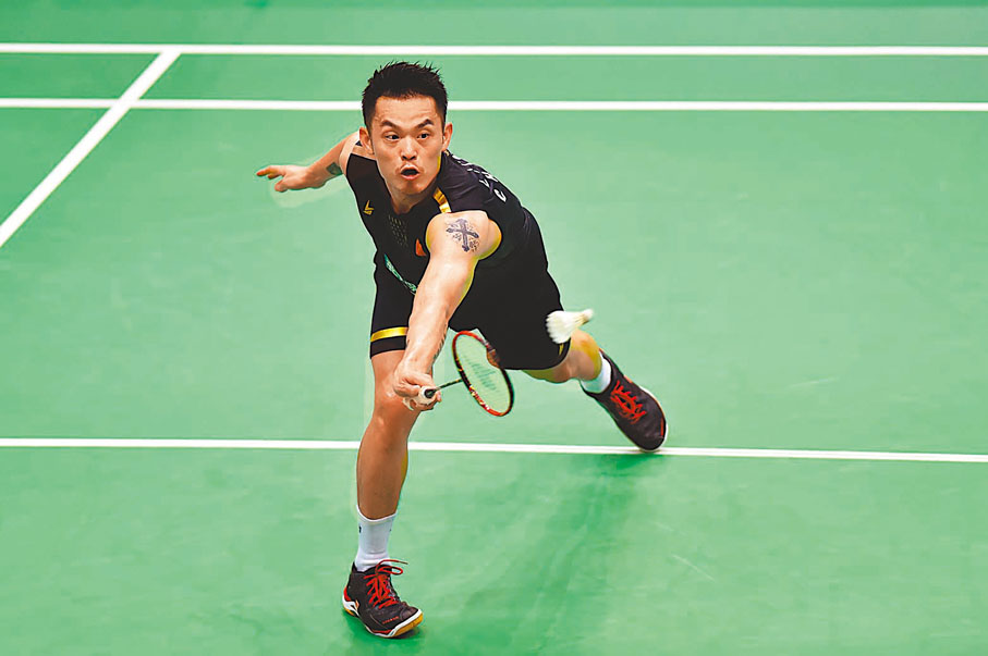 ●林丹退役前（2019年）來港參賽。 資料圖片