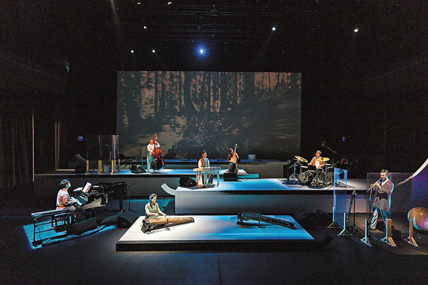 ●音樂會映照山水意境。