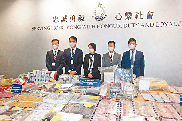 ●警方交代「沉雷行動」詳情。香港文匯報記者  攝