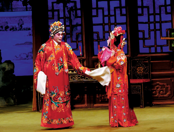 ●樊梨花如願與薛丁山結親，但有好戲在後頭。