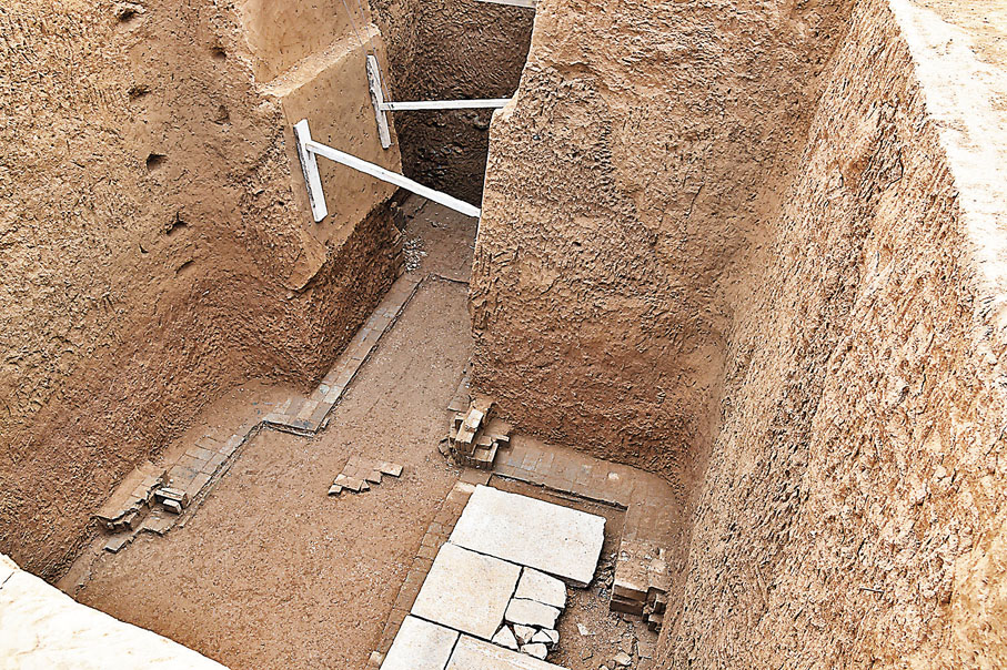 ●薛紹墓墓室。