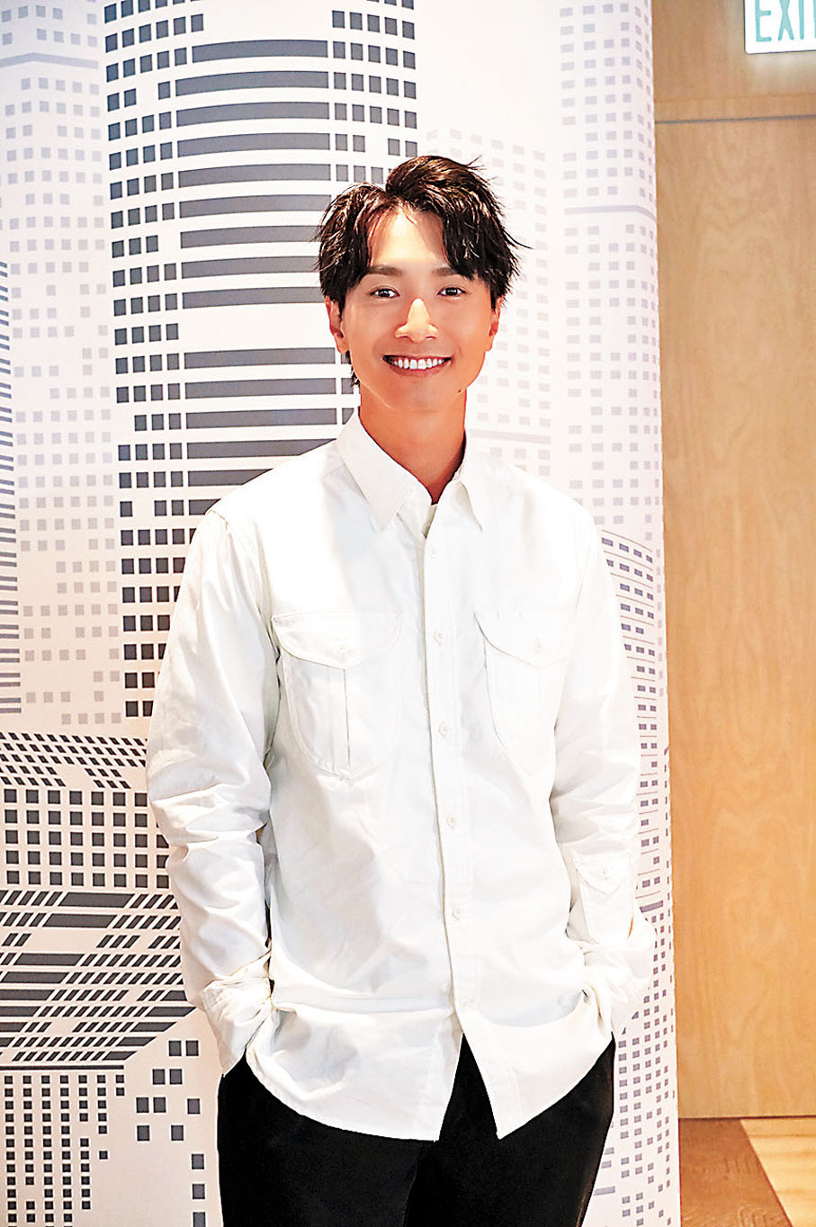 ●陳柏宇坦言沒太多時間操肌。