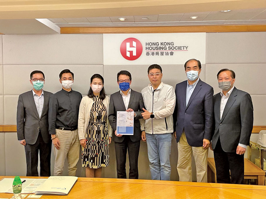 ● 莊紫祥博士以大灣區金融科技促進總會會長身份拜訪香港房屋協會總裁陳欣勉。