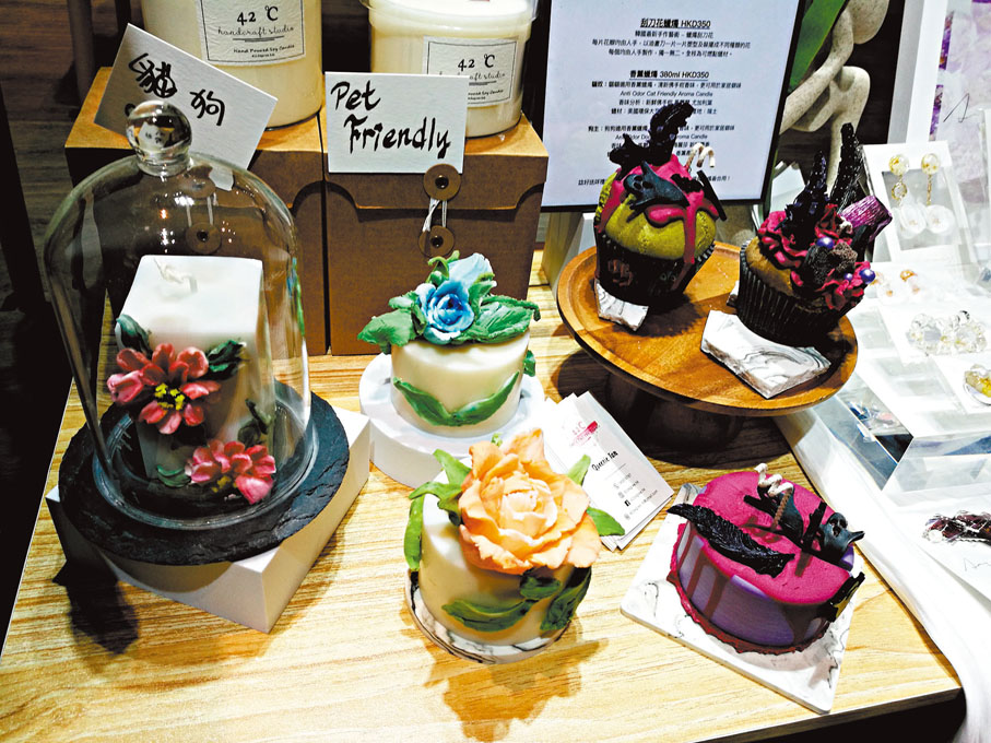 ●白紙生活概念館攤位全是小手工原創產品。