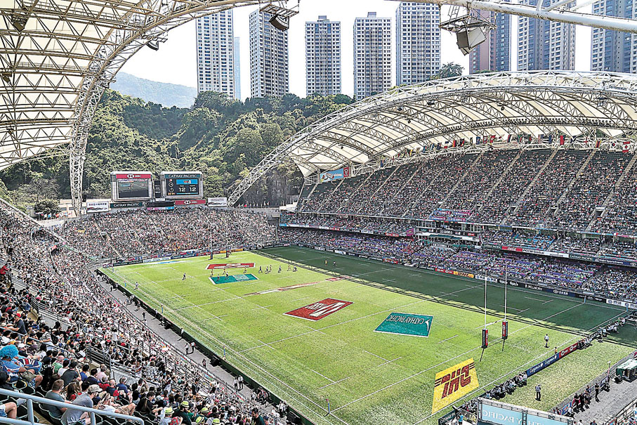 ● 香港大球場擬改建成公眾運動場，座位由40,000縮減至9,000。資料圖片