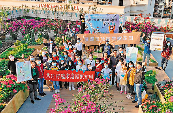 ●社區內居民安居樂業。   香港文匯報記者李望賢 攝