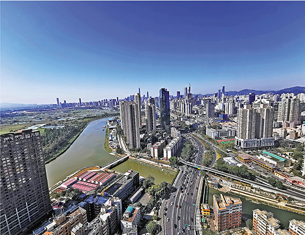 ●深圳首個深港跨境學童社區共建花園「容融樂園」，由13名跨境學童家庭親自設計、親手建造。  受訪者供圖