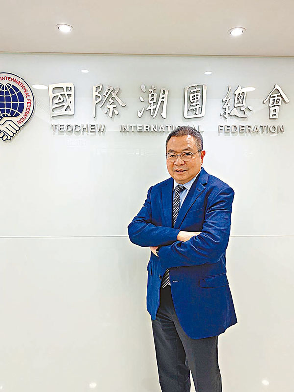 ●陳幼南表示，會加大力度向年輕人弘揚莊老的愛國精神。香港文匯報記者  攝