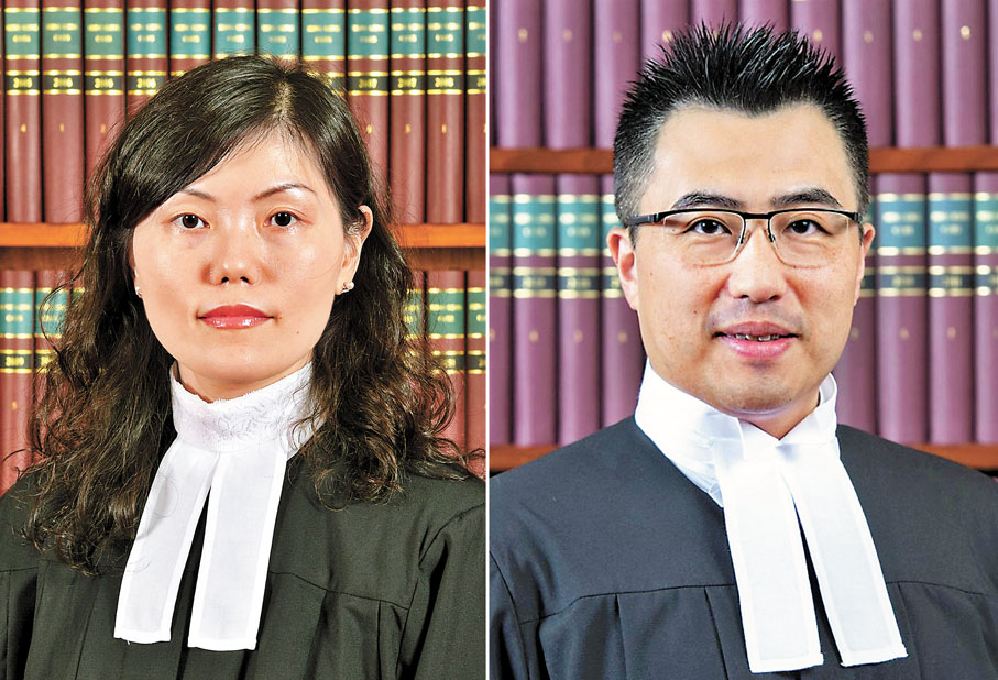 ●法官張潔宜（左圖）與彭亮廷（右圖）成為狂徒目標。資料圖片