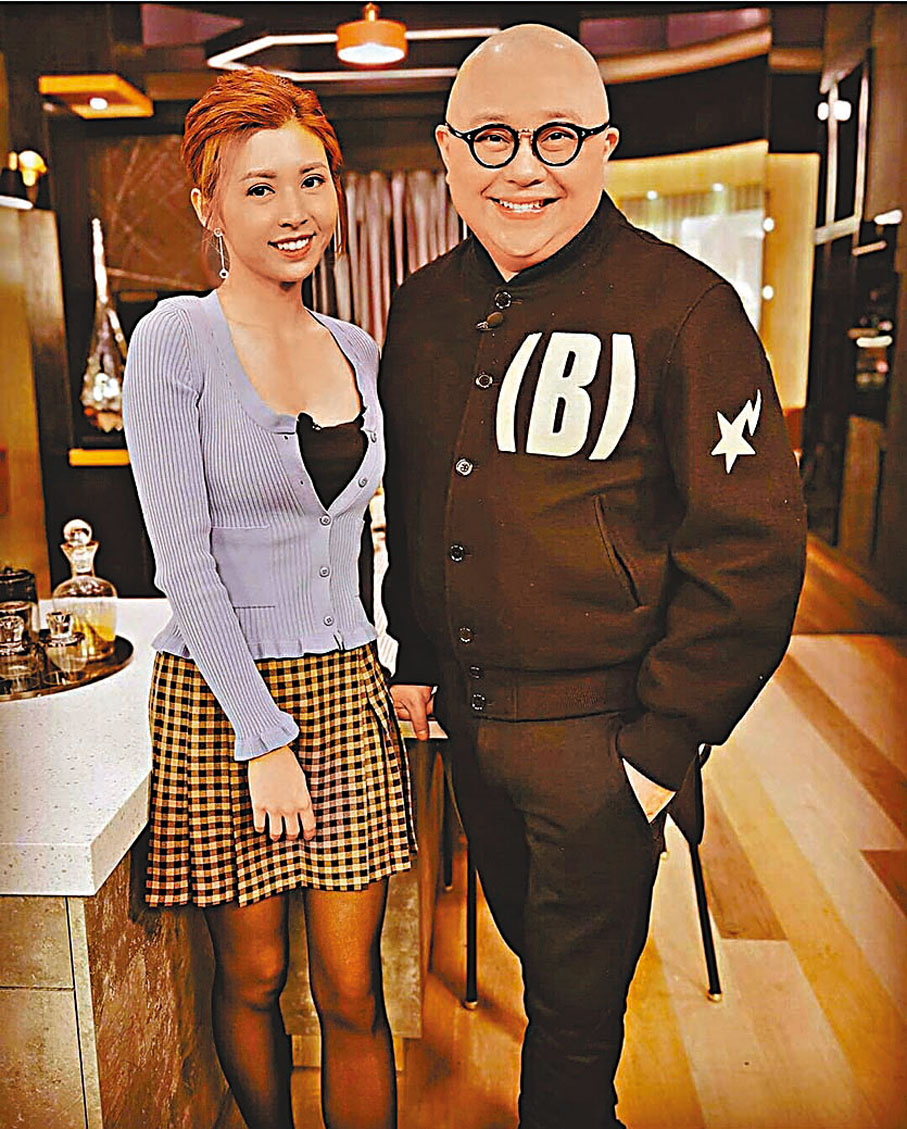 ● 張秀文因與Bob合作主持綜藝節目而相熟。