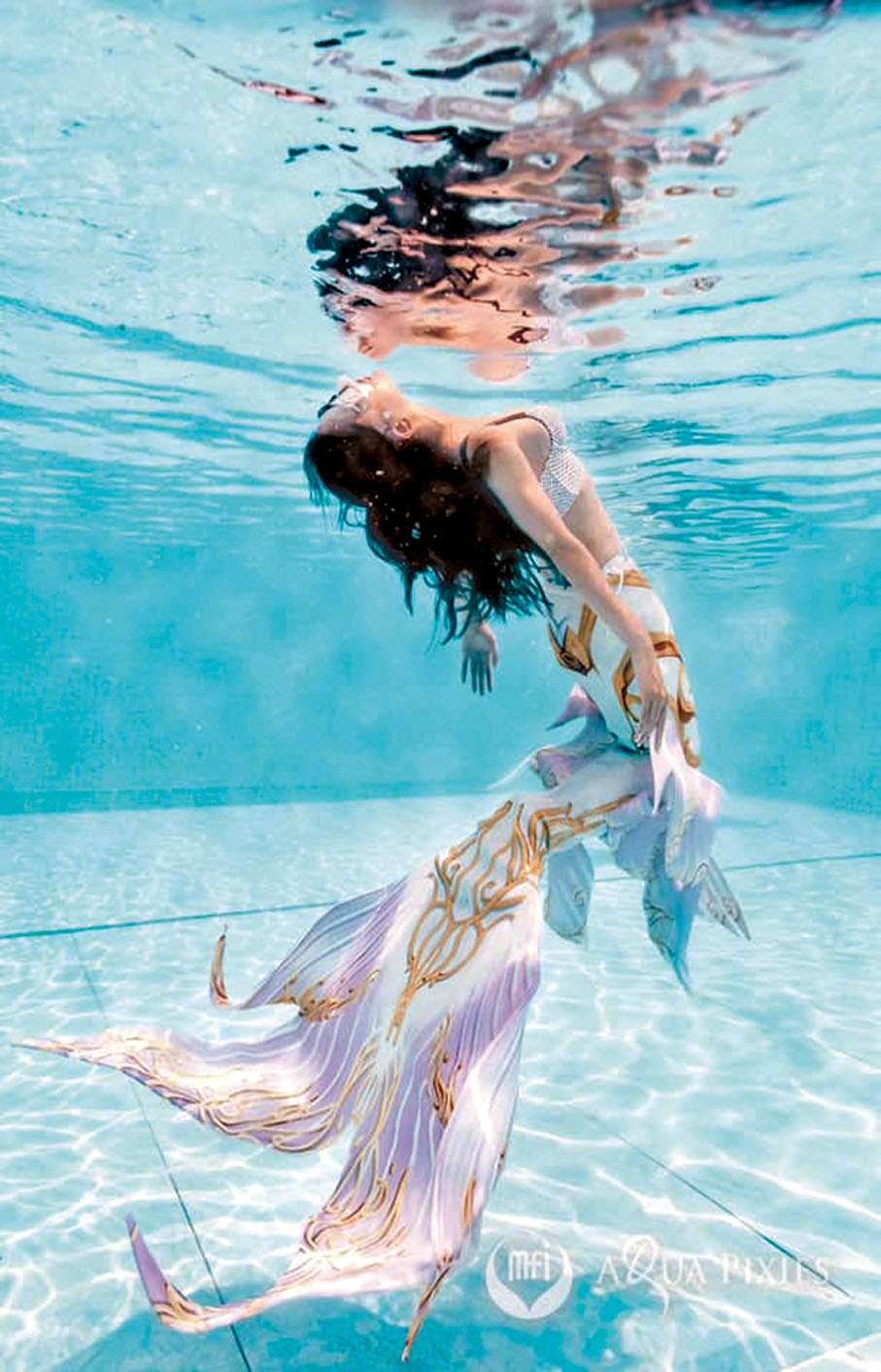 ●蔡頌思期望自己成為香港最出名的美人魚。 受訪者供圖