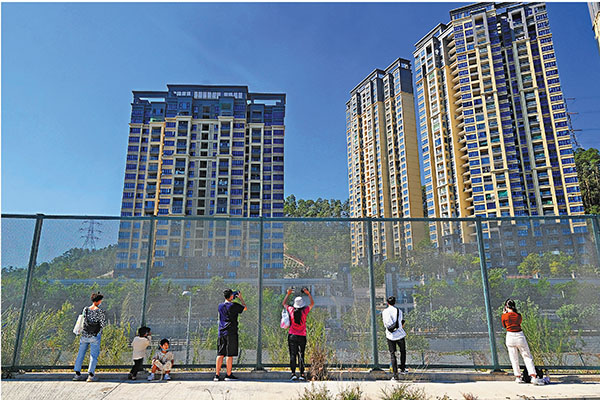 ●香園圍成為跨境家庭見面的「秘密花園」。 香港文匯報記者  攝