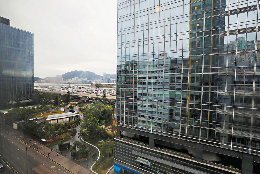●「德薈」部分單位房景可遠眺觀塘海濱。香港文匯報記者  攝