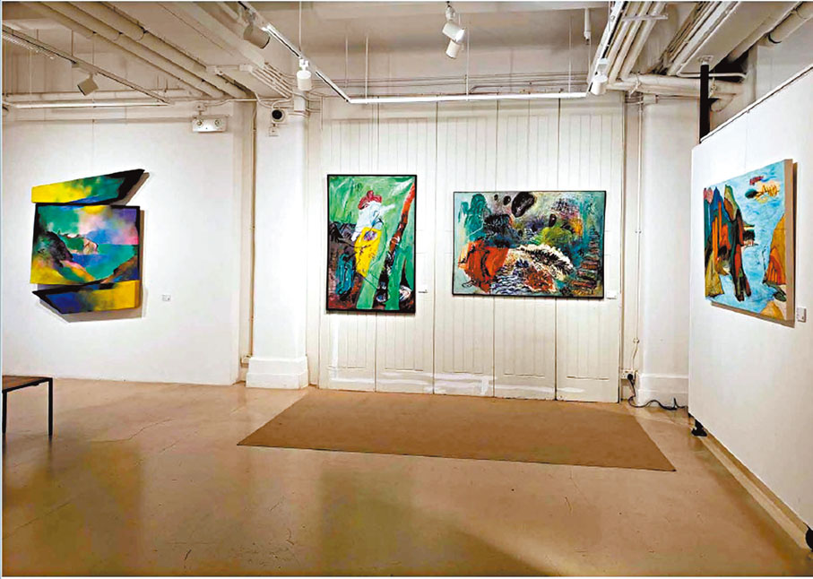 ●具象藝術運用變形、色彩、線條筆觸和構圖組合。 主辦方提供