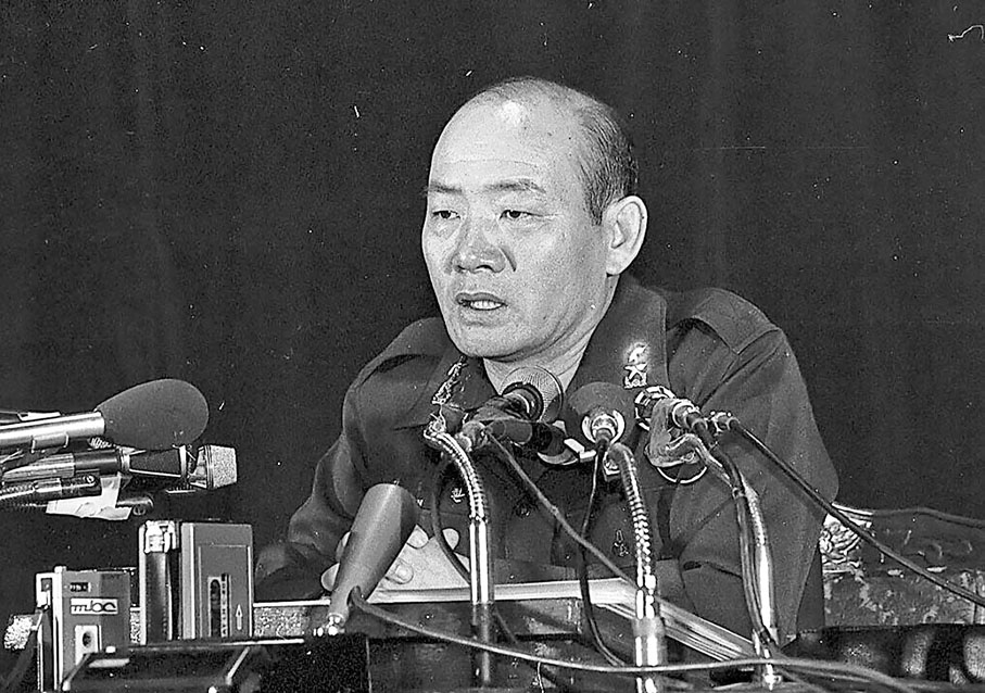 ● 軍人出身的全斗煥透過軍事政變掌權，出任韓國總統8年。 資料圖片