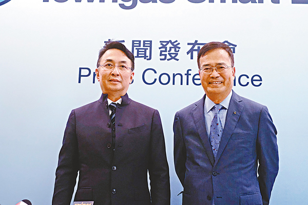 ● 李家傑稱港華未來發展更着重能源管理公司的角色。 香港文匯報記者 攝