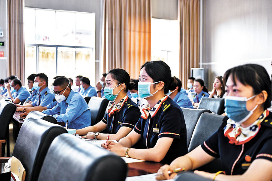 ● 中老鐵路雙語人才培訓早前在雲南昆明舉行。 資料圖片