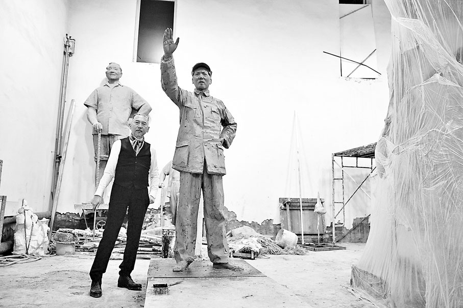 ●偉人塑像是李象群的標誌作品。