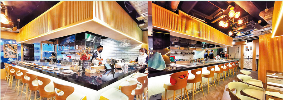 ●「御鐵」採用溫暖的日式木材元素作裝潢，設計簡約高雅。