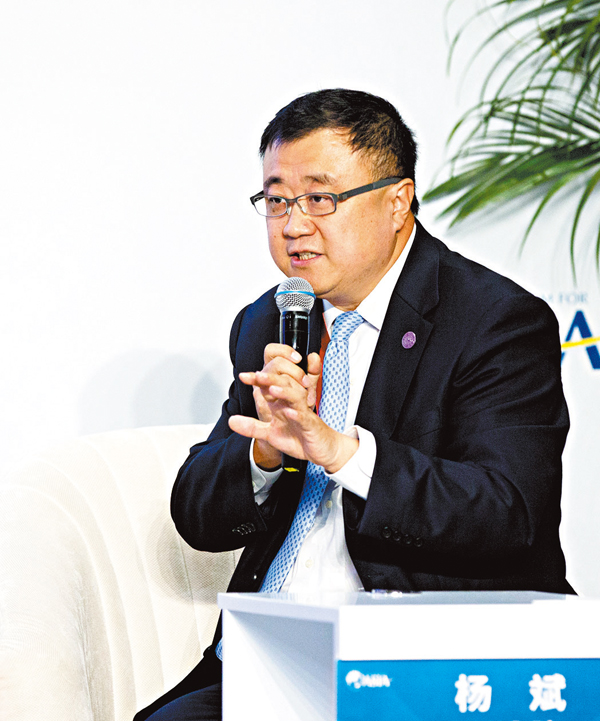 ●清華大學副校長楊斌。資料圖片