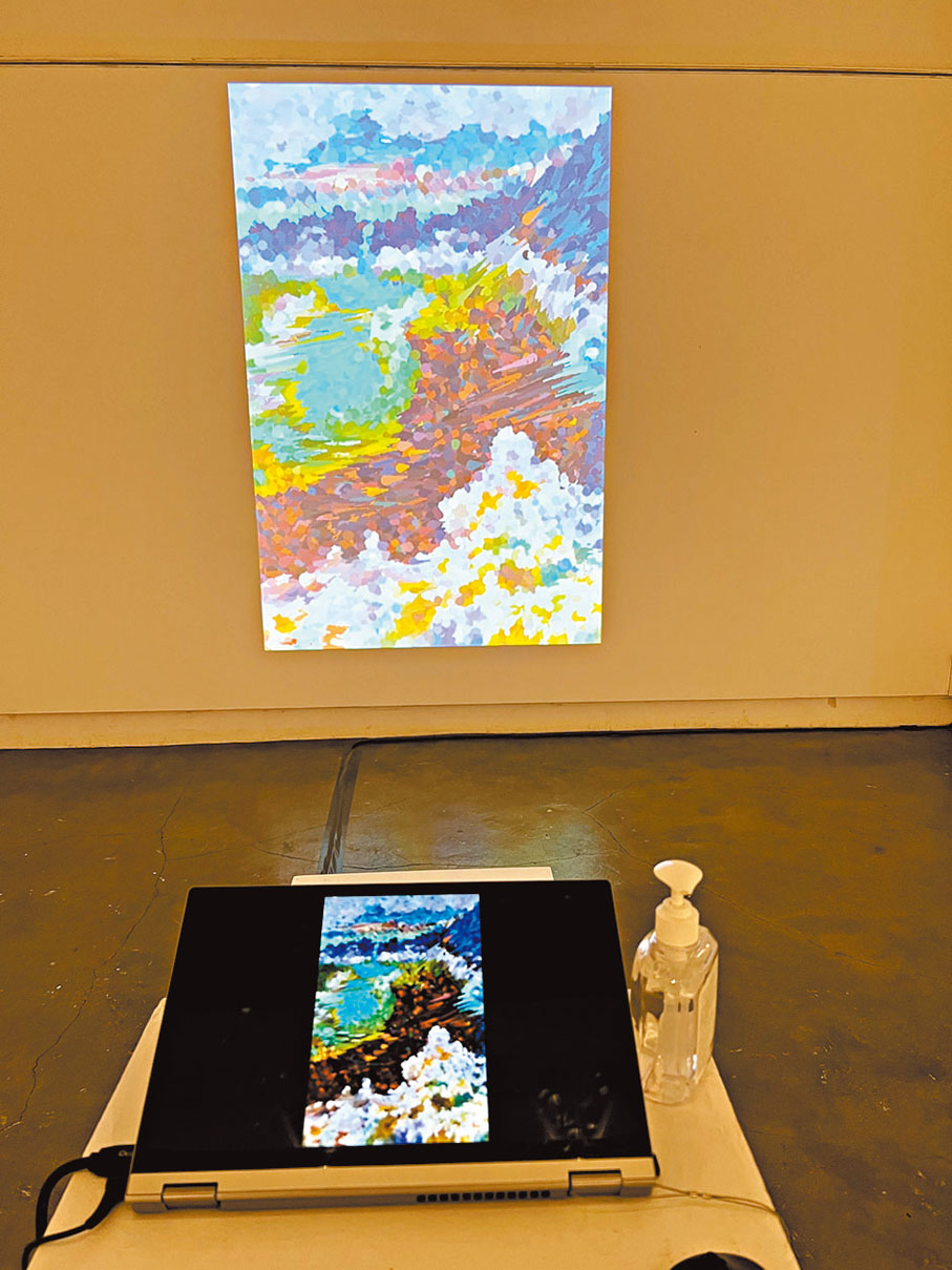 ●展覽設有互動科技元素。張岳悅 攝