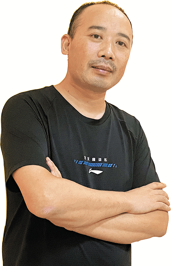 ●陳偉認為，藝術家的最高境界就是表現自己的內心。 趙臣 攝