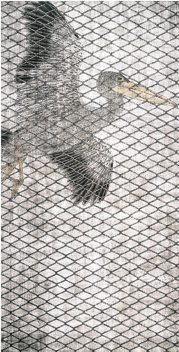 ●《禁錮》入選全國第八屆工筆畫大展。