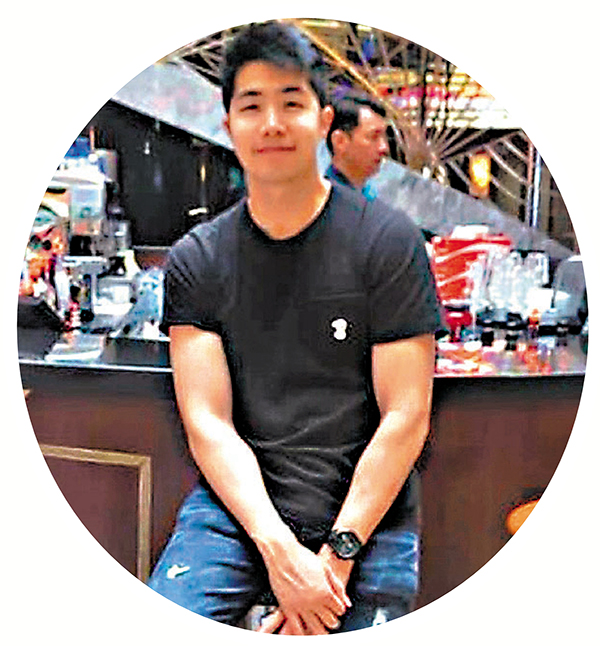● 梅姐大姨甥潘文皓。 網上圖片