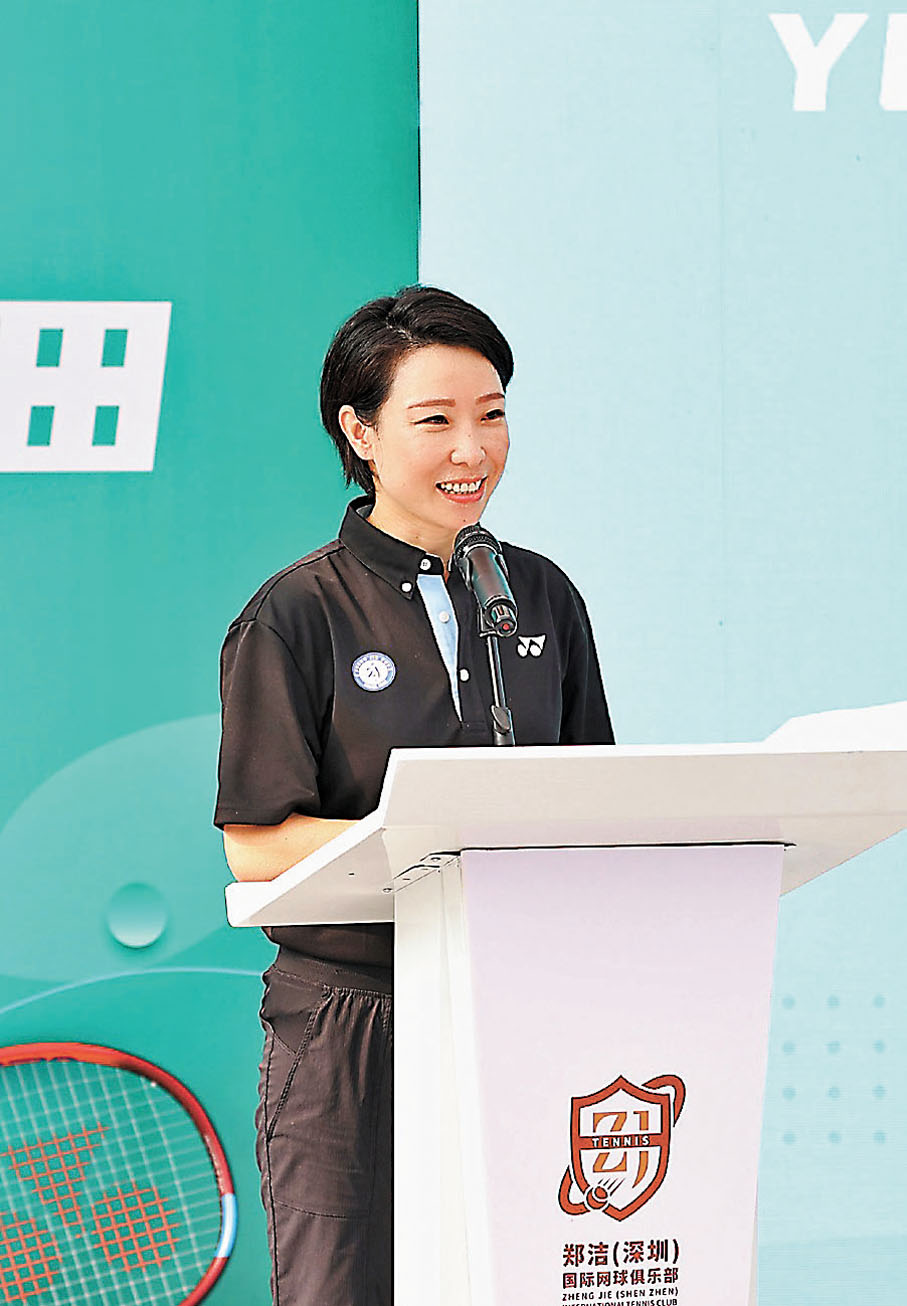 ●鄭潔欣喜很多小選手有明顯進步。  鄭潔微博圖片