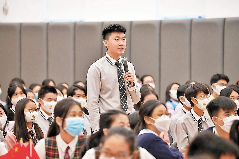 ●培僑書院中四生門睿涵。 學校供圖