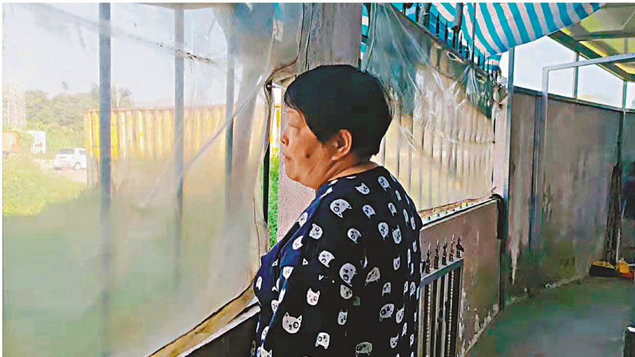 ●大窩村村民何女士聽見菲傭求救，並目擊綁匪逃跑。