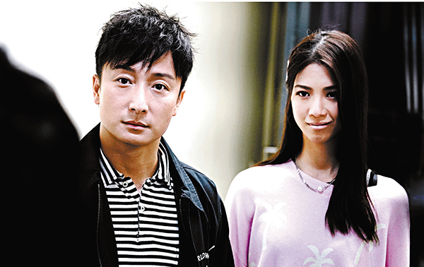 ●拍攝時，陳曉華的表情相當嚇人。