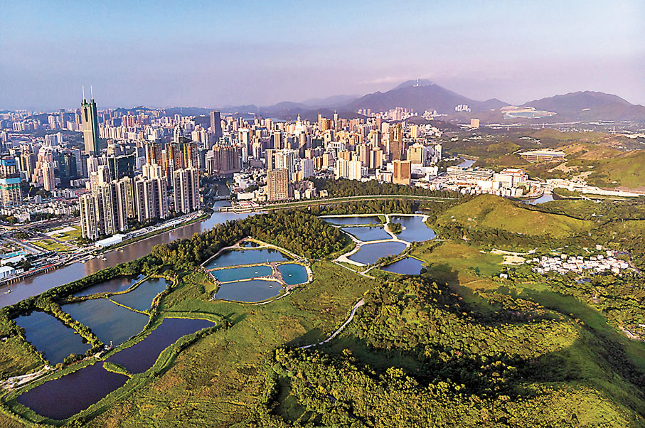 ●緊鄰深圳羅湖的香港鄉村地區。    資料圖片