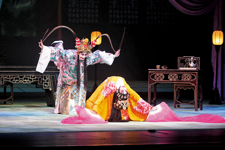 ● 王志良與林穎施高難度演出十分精彩。