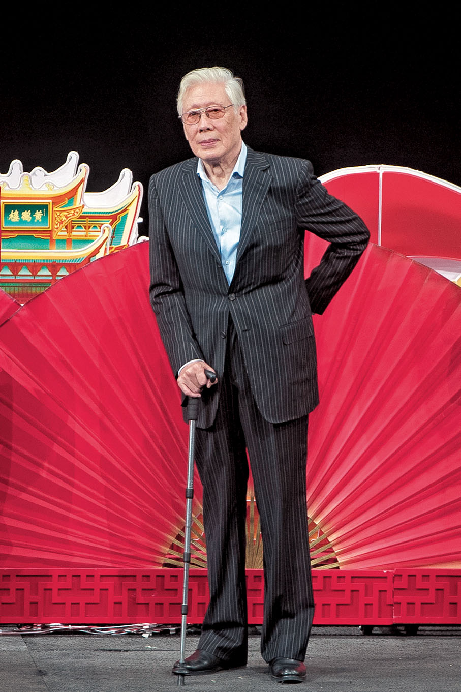 ● 焦晃表示近年腰肌勞損很嚴重，出門不便。 資料圖片