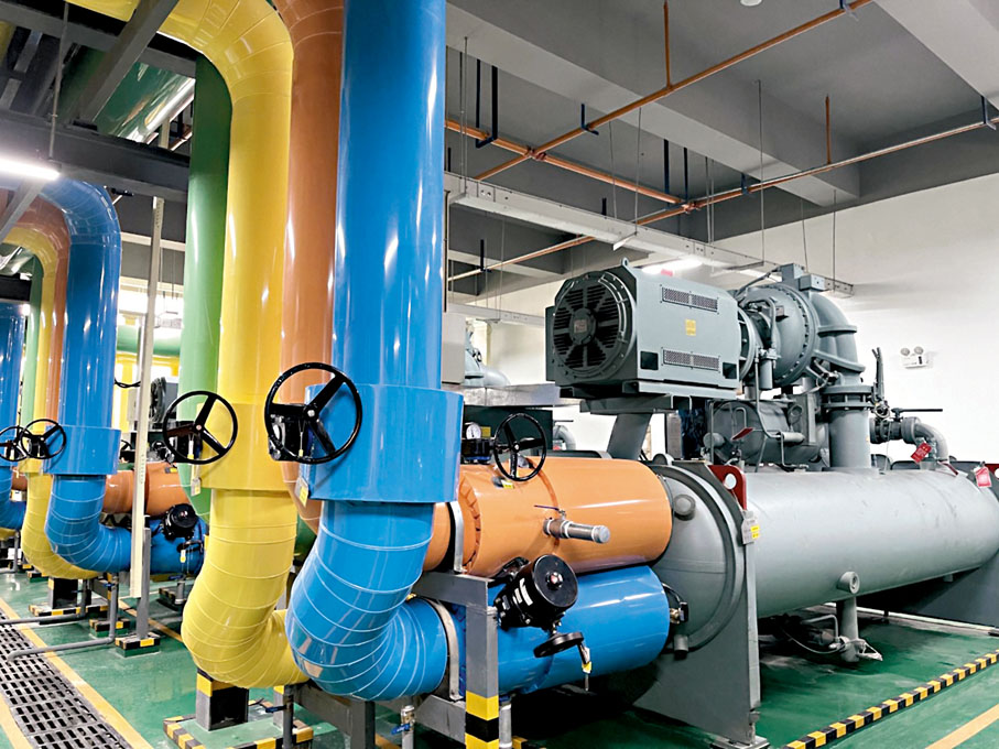 ● 灃西能源公司的供熱機房。