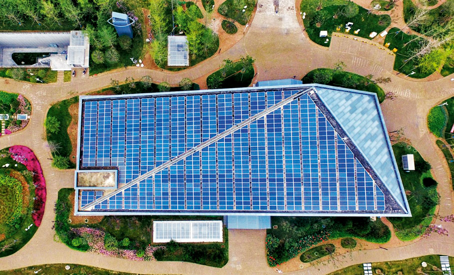 ● 灃西新城總部經濟園綜合能源供應站。 受訪者供圖