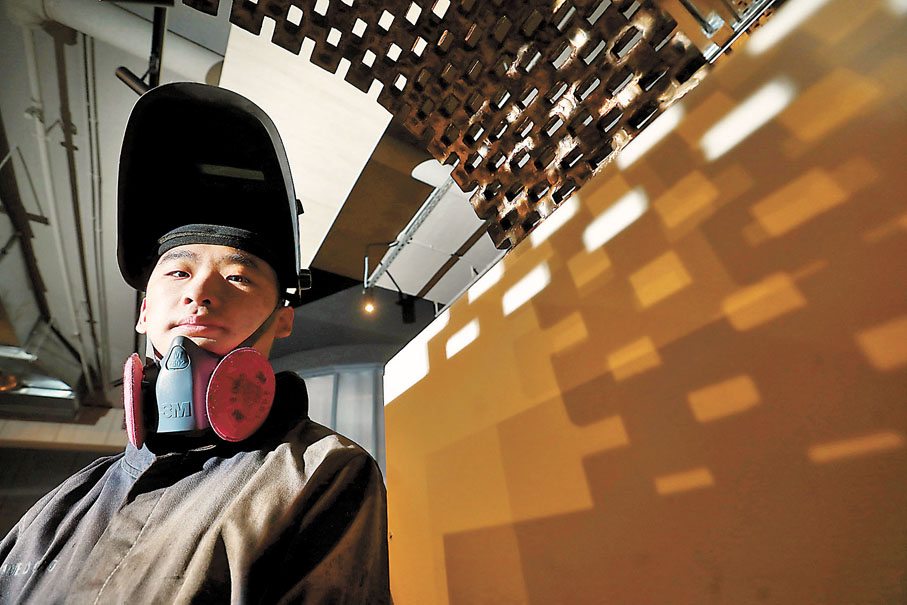 ●潘星瑋希望自己的作品可以變成公共雕塑。